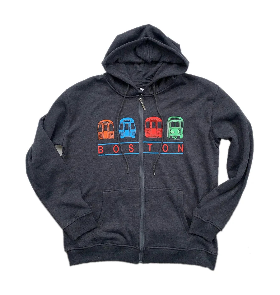 Stay Stylish and Cozy with the Boston Subway Train Hoodie