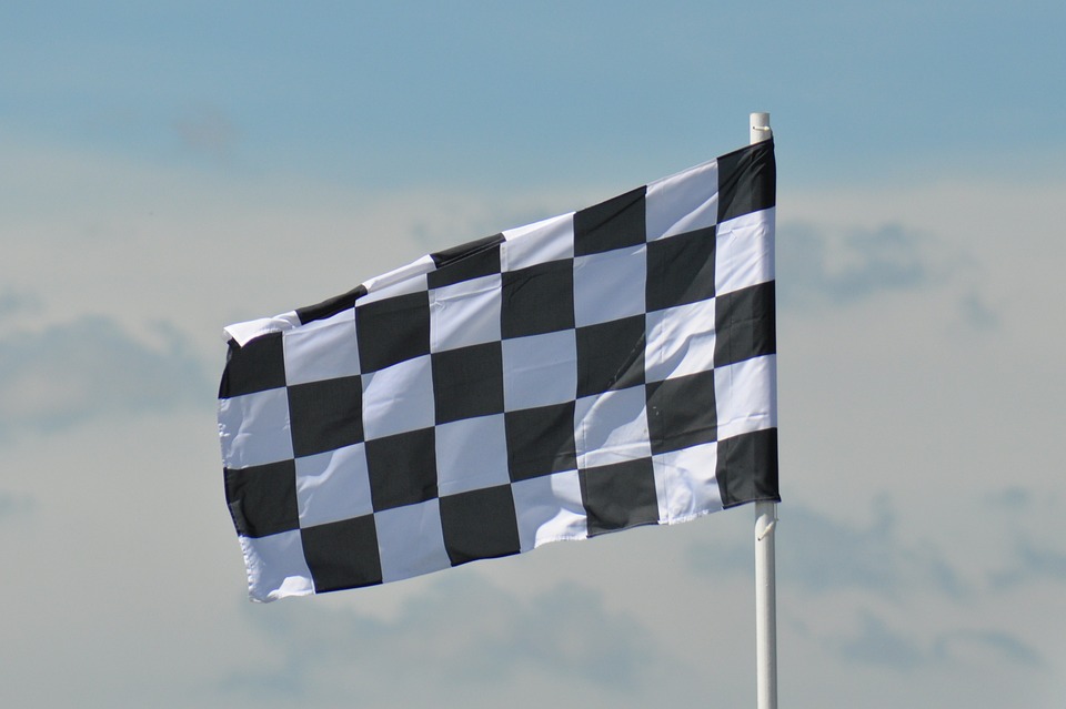 The Wonders of Grey and Black Whip Flags